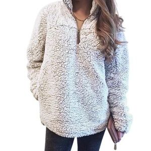 Thread and Supply Sherpa Pullover Size M